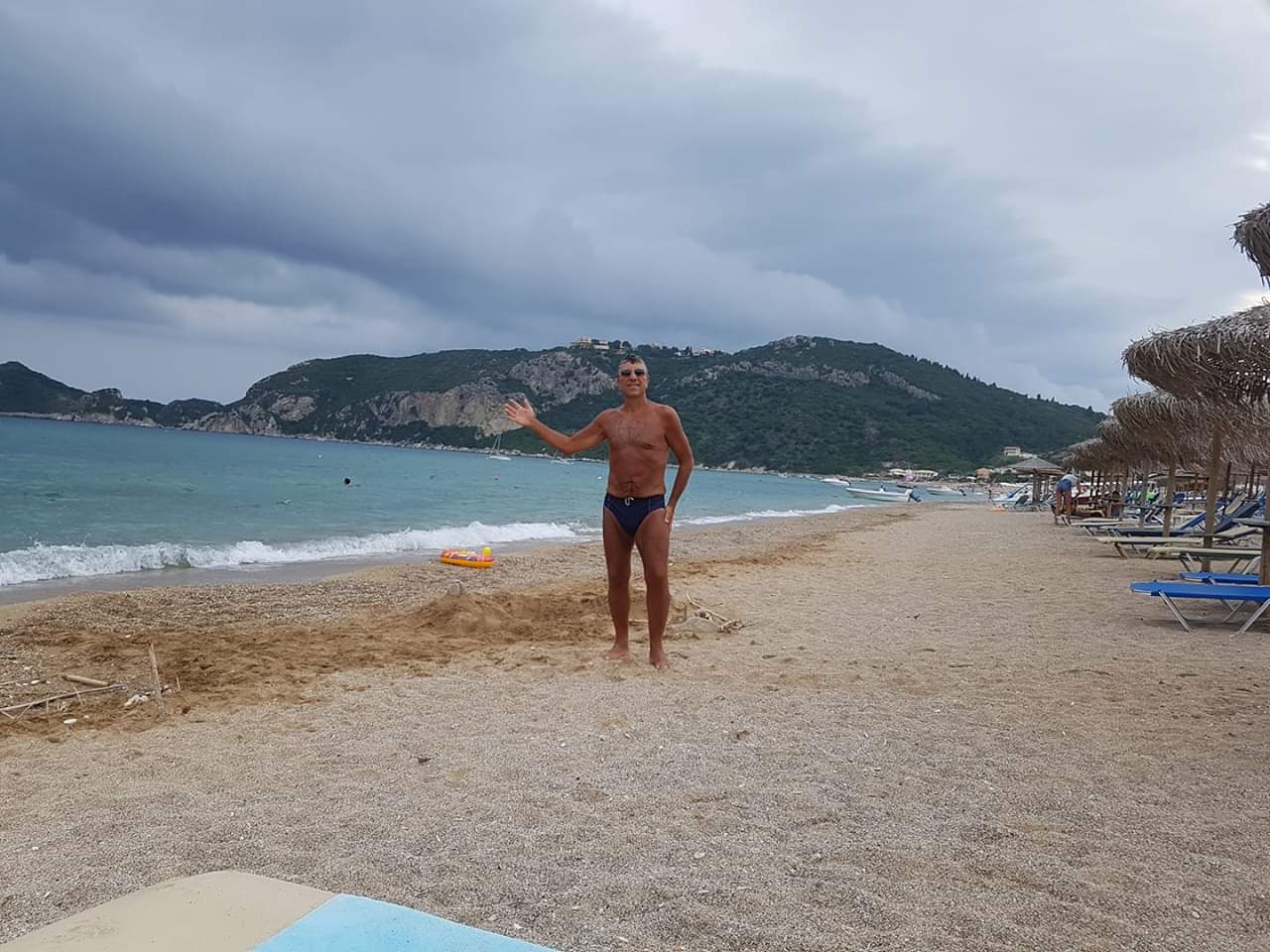 Toni Turi on the beach 2018