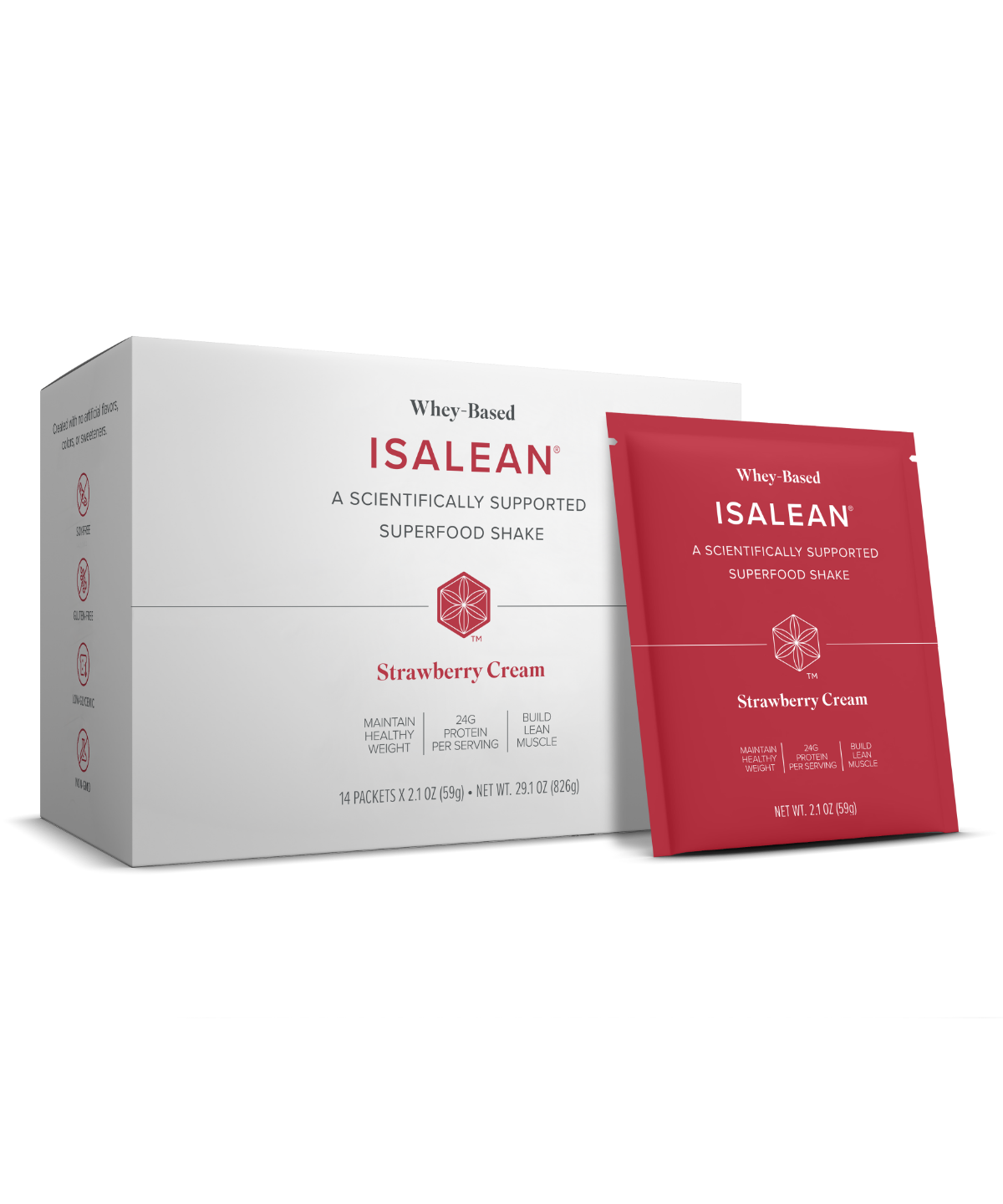 IsaLean™ Shake Strawberry Cream Packets