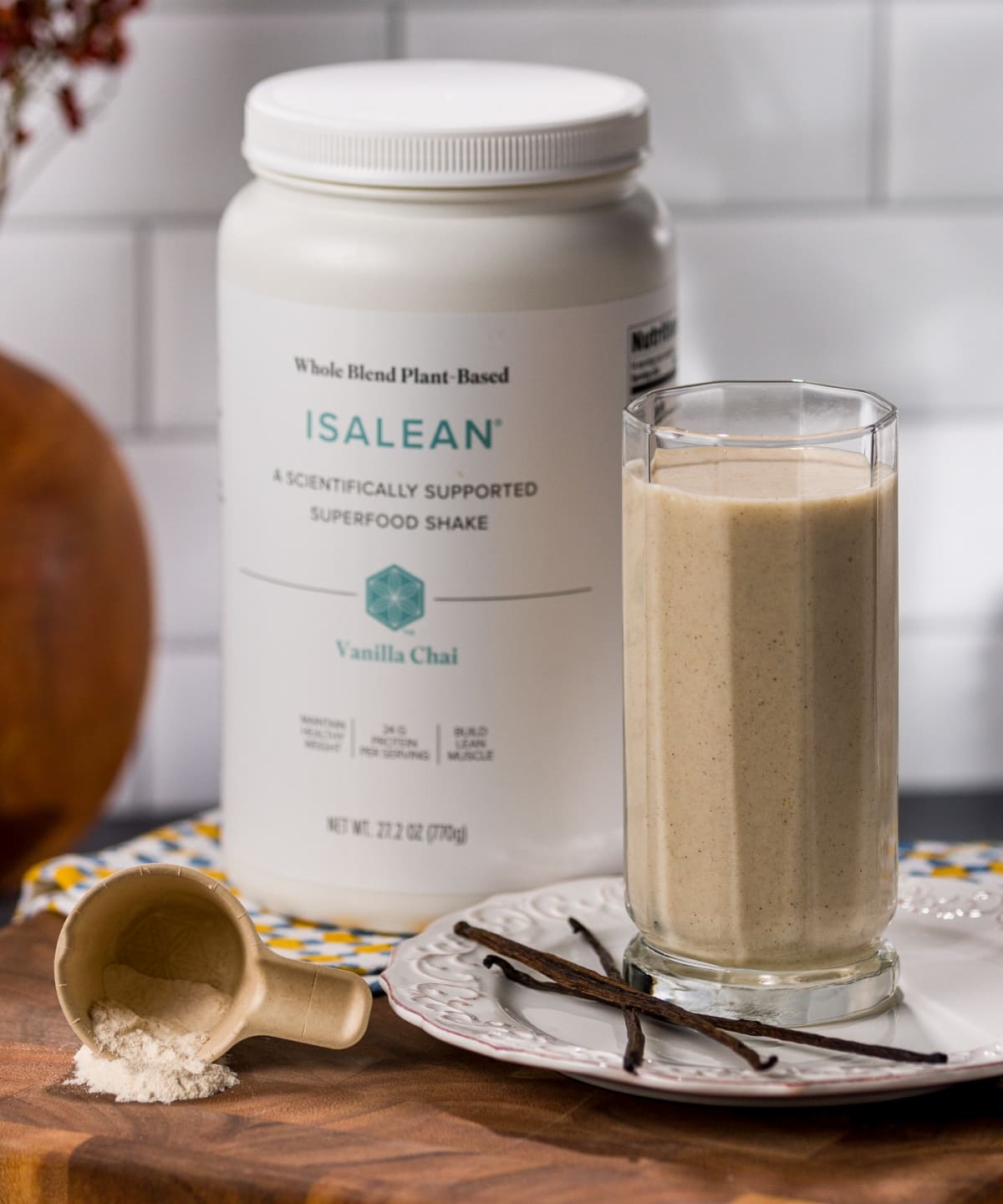 Whole Blend Plant-Based IsaLean® Shake Vanilla Chai Canister