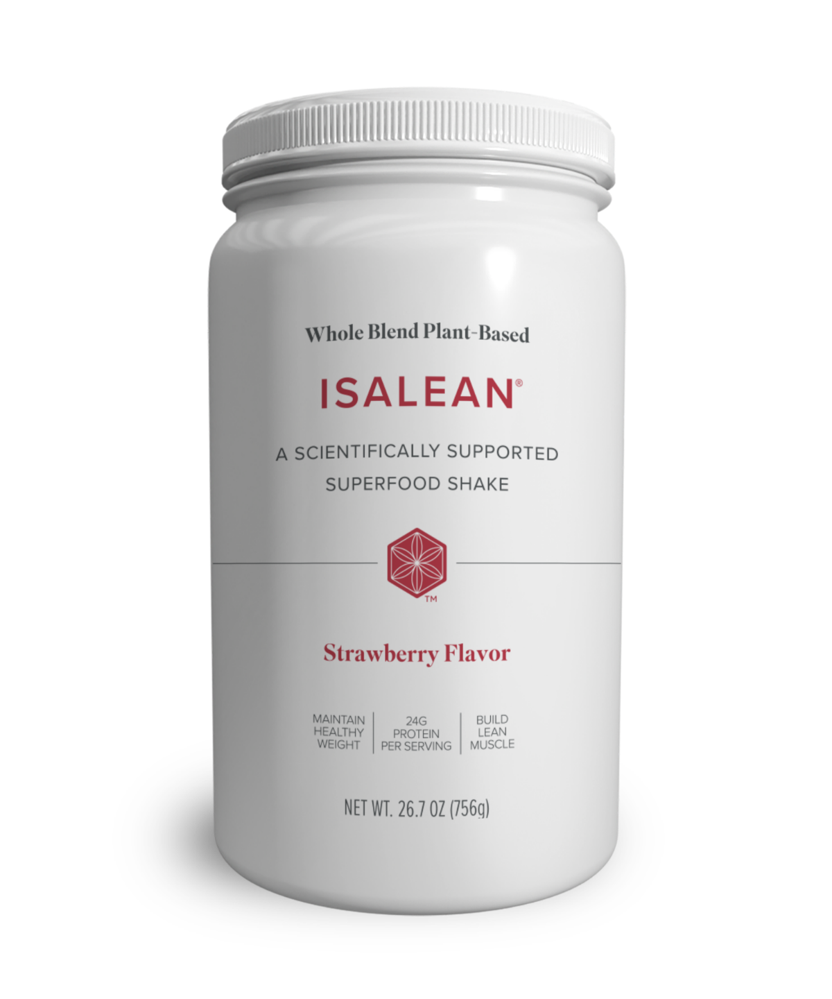 Whole Blend Plant-Based IsaLean® Shake  Strawberry  Canister