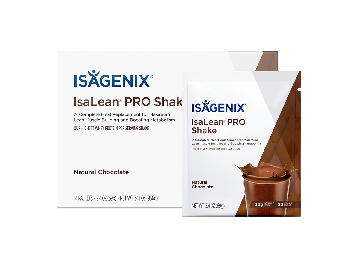 IsaLean® PRO Shake Natural Chocolate Packets