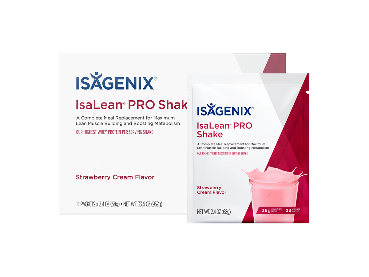 IsaLean® PRO Shake Strawberry Cream Packets