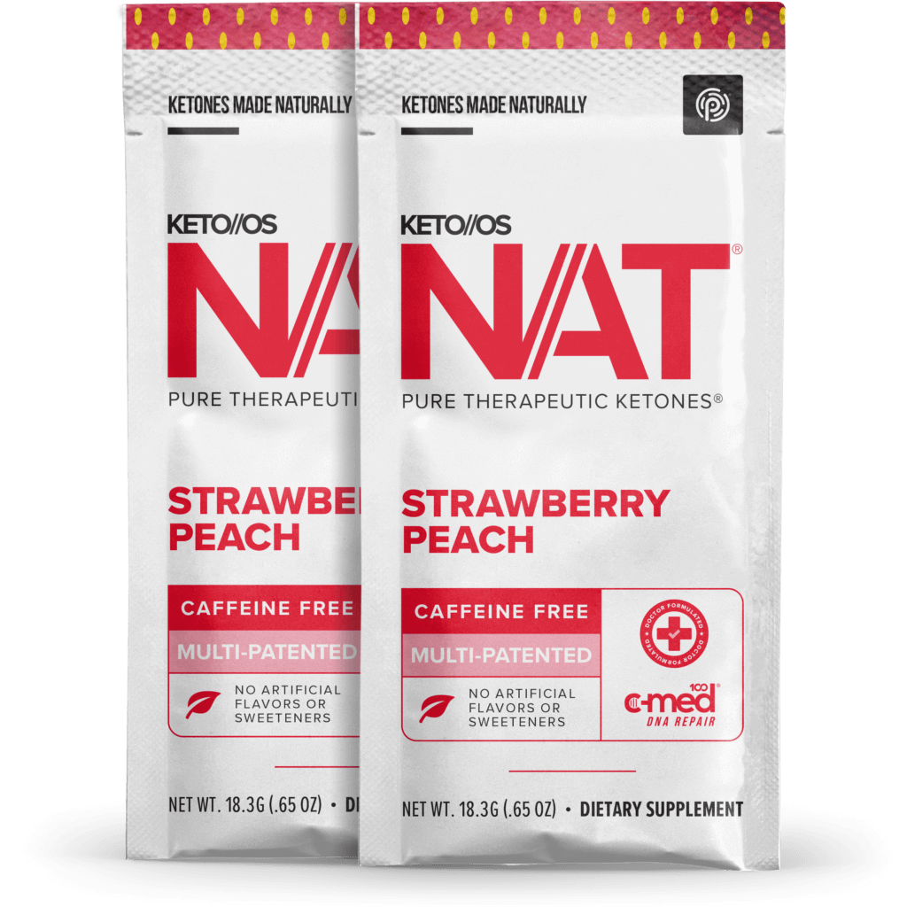 KETO//OS NAT® – Strawberry Peach Caffeine Free