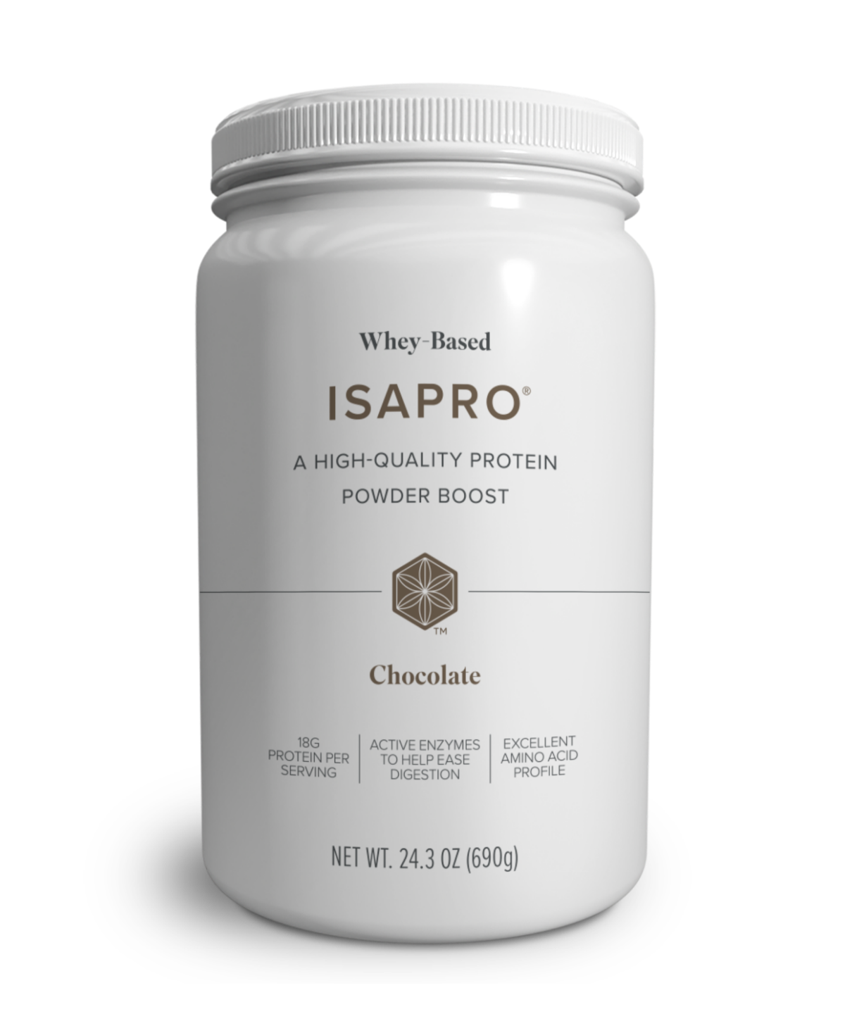 Whey-Based IsaPro® Protein Chocolate Canister