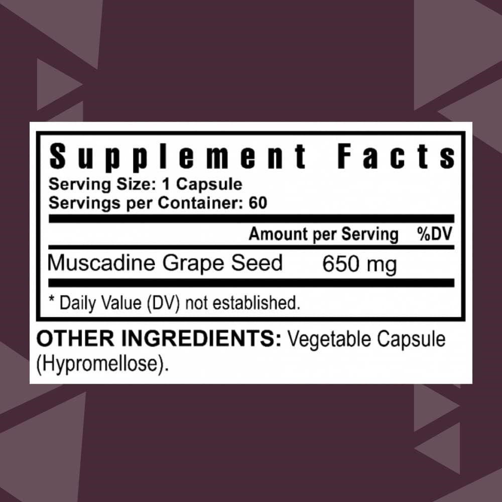 Premium Muscadine Grape Seed